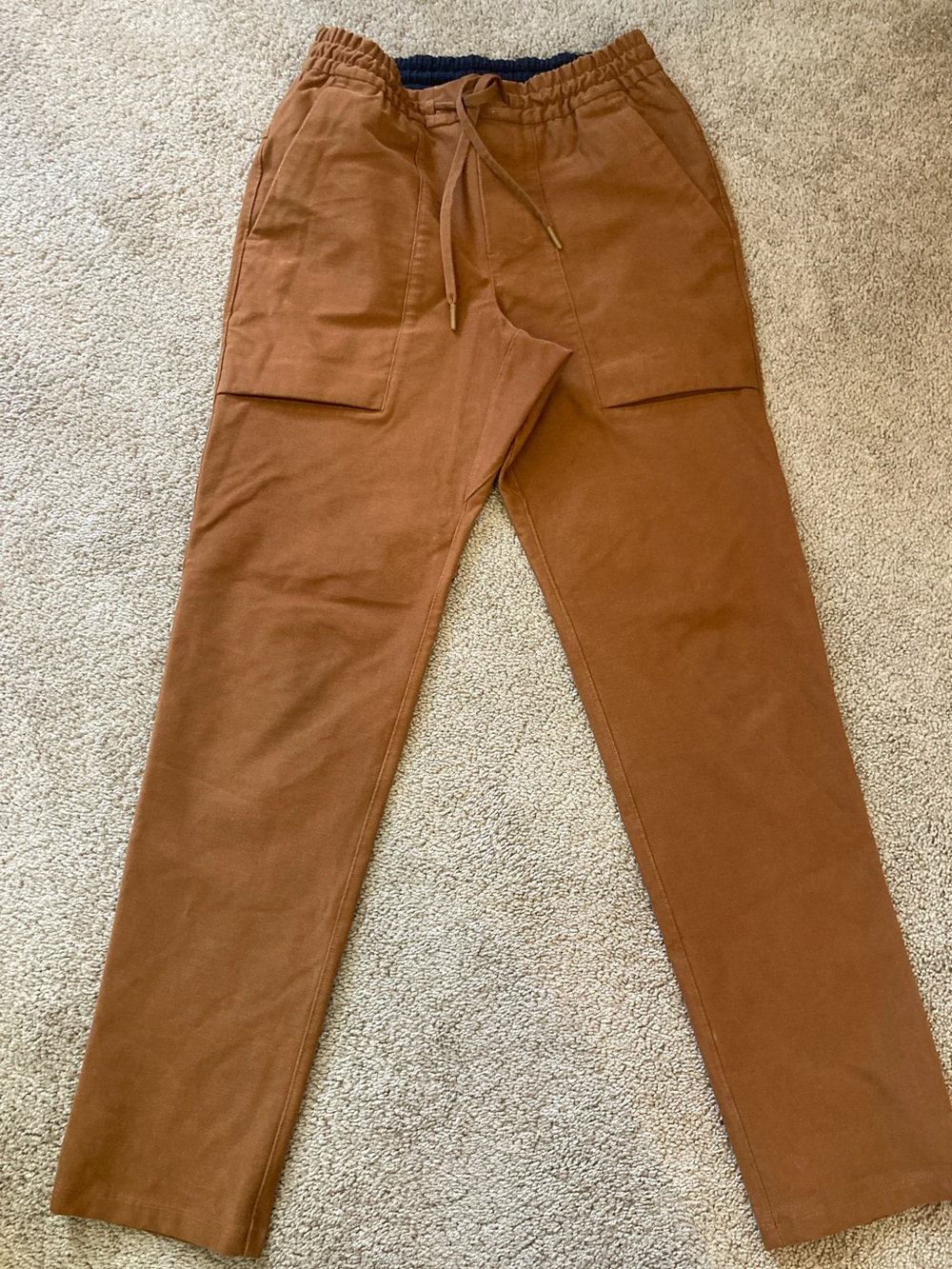 lululemon athletica Men's Cargo Pants in Rust Brown